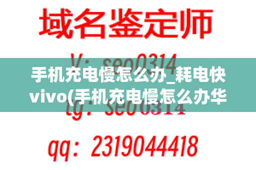 手机充电慢怎么办_耗电快vivo(手机充电慢怎么办华为手机)