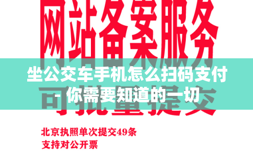 坐公交车手机怎么扫码支付- 你需要知道的一切