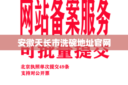 安徽天长市洗碗地址官网