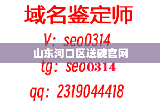 山东河口区送碗官网