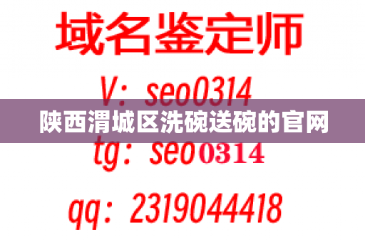 陕西渭城区洗碗送碗的官网